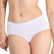Sloggi Truser Dam Basic Midi Hvit bomull 46 Dame