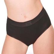 Sloggi Truser Double Comfort Maxi Svart bomull 44 Dame