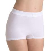 Sloggi Truser Double Comfort Shorts Hvit bomull 36 Dame