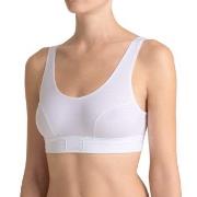 Sloggi BH Double Comfort Top Hvit bomull 44 Dame