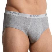 Sloggi For Men Basic Midi Grå bomull Medium Herre