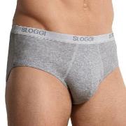 Sloggi 2P For Men Basic Midis Grå bomull Medium Herre