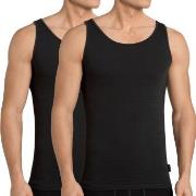 Sloggi 2P Men 24 7 Vest Svart bomull Large Herre