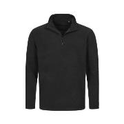 Stedman Active Fleece Half-Zip For Men Svart polyester XX-Large Herre