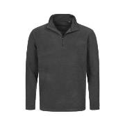 Stedman Active Fleece Half-Zip For Men Grå polyester Medium Herre