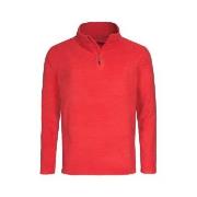 Stedman Active Fleece Half-Zip For Men Rød polyester Large Herre