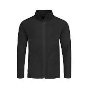 Stedman Active Fleece Jacket For Men Svart polyester Large Herre
