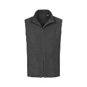 Stedman Active Fleece Vest For Men Grå polyester Small Herre