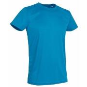 Stedman Active Sports-T For Men Blå polyester Medium Herre