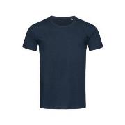 Stedman Ben (Crew Neck) For Men Marine ringspunnet bomull X-Large Herr...