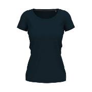Stedman Claire Crew Neck Marine ringspunnet bomull Small Dame