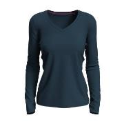 Stedman Claire V-neck Long Sleeve Marine ringspunnet bomull Large Dame