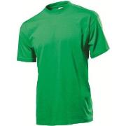 Stedman Classic Men T-shirt Eplegrønn bomull Small Herre