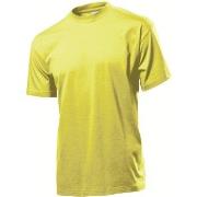 Stedman Classic Men T-shirt Gul bomull Medium Herre