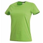 Stedman Classic Women T-shirt Lysegrønn bomull Small Dame