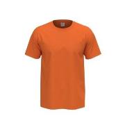 Stedman Comfort Men T-shirt Oransje bomull Small Herre