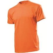 Stedman Comfort Men T-shirt Oransje bomull Medium Herre