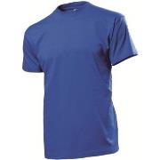 Stedman Comfort Men T-shirt Royalblå bomull Medium Herre