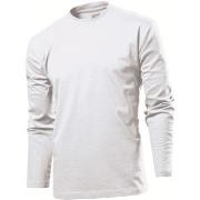 Stedman Comfort-T Long Sleeve Hvit bomull X-Large Herre