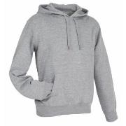 Stedman Men Active Sweat Hoodie Gråmelerad Small Herre