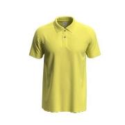 Stedman Polo Men Gul bomull XX-Large Herre