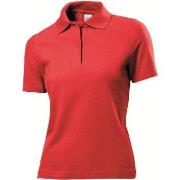 Stedman Polo Women Rød bomull Large Dame