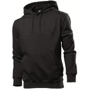 Stedman Sweatshirt Hooded Men Svart Small Herre