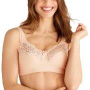 Swegmark BH Cotton Bloom Fairtrade Soft Bra Krem bomull D 75 Dame