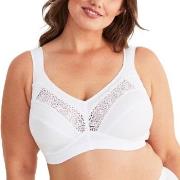 Swegmark BH Cotton Star Soft Bra Hvit bomull C 90 Dame