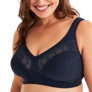 Swegmark BH Cotton Star Soft Bra Marine bomull B 80 Dame