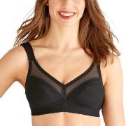 Swegmark BH Net Faitrade Cotton Soft Bra Svart økologisk bomull C 95 D...