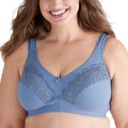 Swegmark BH Treasure Soft Bra Blå bomull B 80 Dame