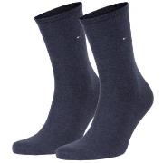 Tommy Hilfiger Strømper 2P Women Classic Casual Socks Blå Str 39/42 Da...