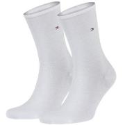 Tommy Hilfiger Strømper 2P Women Classic Casual Socks Hvit Str 35/38 D...