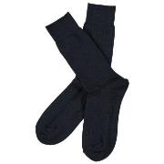 Topeco Strømper Men Wool Rib Socks Marine Str 41/45 Herre