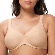 Triumph BH Modern Soft Cotton Underwire Bra Beige F 80 Dame