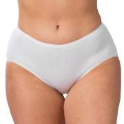 Trofe Cotton Midi Truser Hvit bomull Small Dame