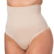 Trofe Shaping High Waist Thong Truser Beige XX-Large Dame