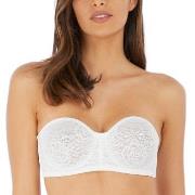 Wacoal BH Halo Lace Strapless Bra Benhvit B 85 Dame