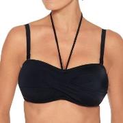 Wiki Basic Bandeau Bikini Top Svart D 80 Dame