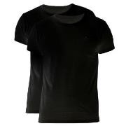 Gant 2P Basic Crew Neck T-Shirt Svart bomull Large Herre