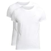 Gant 2P Basic Crew Neck T-Shirt Hvit bomull Small Herre