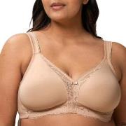 Triumph BH Modern Lace Cotton Soft Bra Beige B 85 Dame