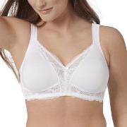 Triumph BH Modern Lace Cotton Soft Bra Hvit B 90 Dame