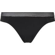 Calvin Klein Truser Seductive Comfort Thong With Lace Svart Medium Dam...