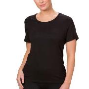 Trofe Bamboo Solids T-shirt Svart Bambus XX-Large Dame