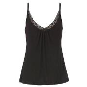 Trofe Core Solids Camisole Svart viskose Large Dame