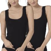 Sloggi 2P GO Tank Top Svart bomull X-Large Dame