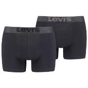 Levis 2P Organic Cotton Base Boxer Svart bomull XX-Large Herre