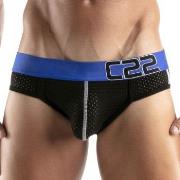 Code 22 Athletic Brief Svart Large Herre